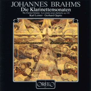 Brahms: Clarinet Sonatas / Karl Leister, Gerhard Oppitz